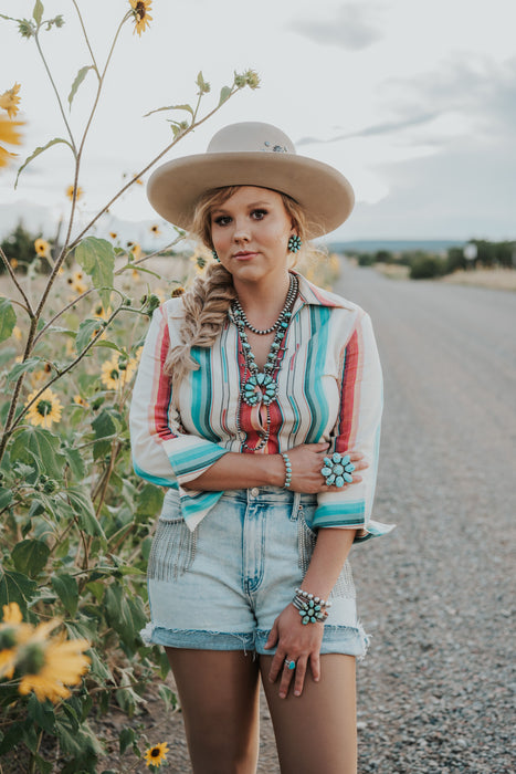 Rhinestoned Cowgirl Shorts