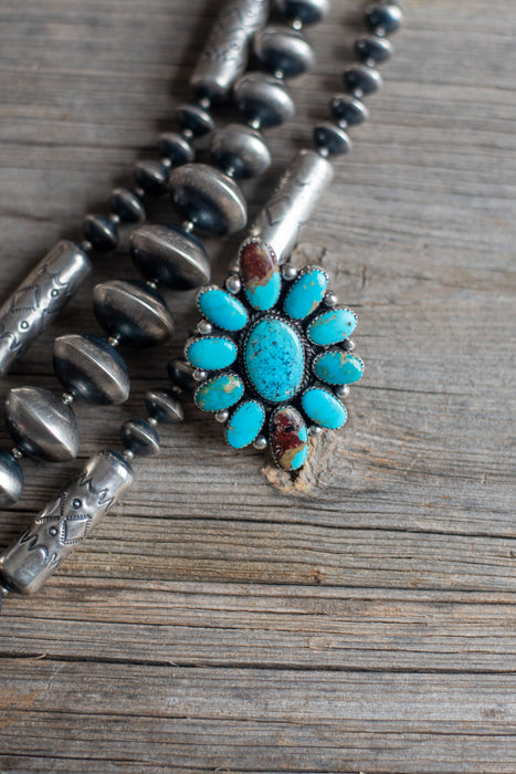 Silver Tequila Cluster Ring