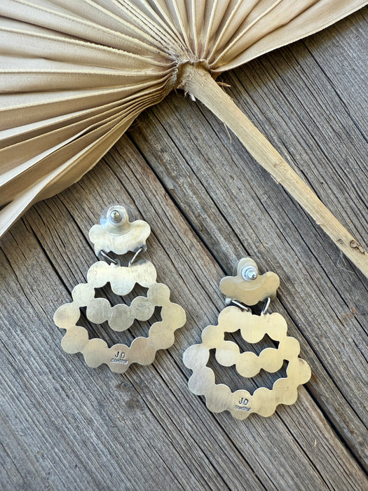 The Ellas: Turquoise Chandelier Earrings