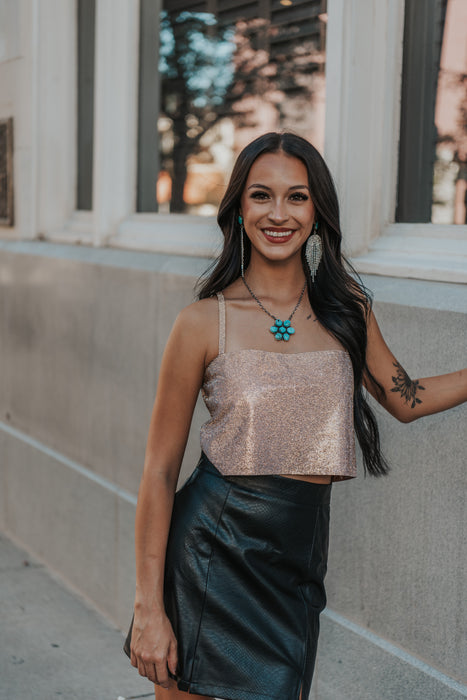 The Showgirl Top: Champagne