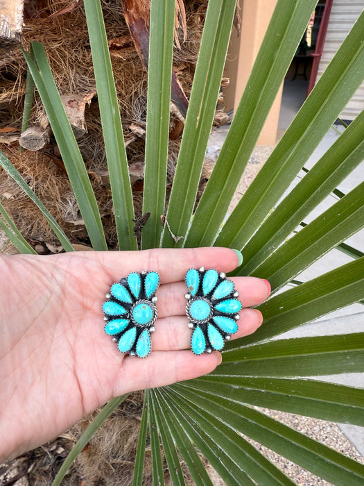 Half Moon Cluster Earrings