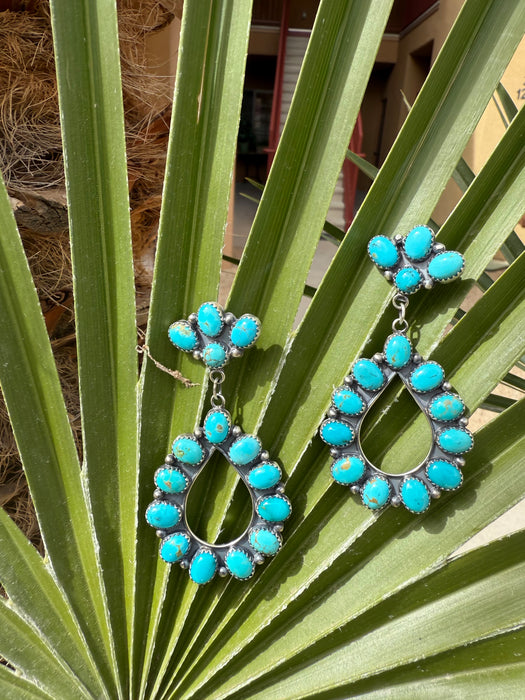 Prairie Star Turquoise Earrings