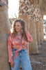The Clementine Tie Front Top