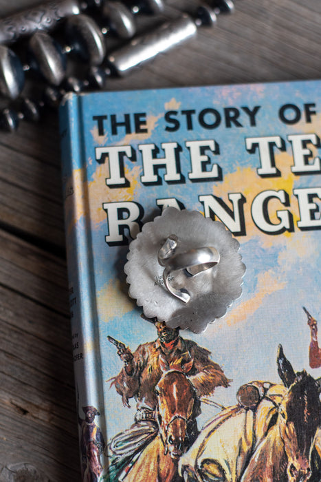 The Orchid Dime Ring