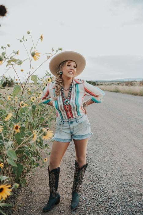 Rhinestoned Cowgirl Shorts