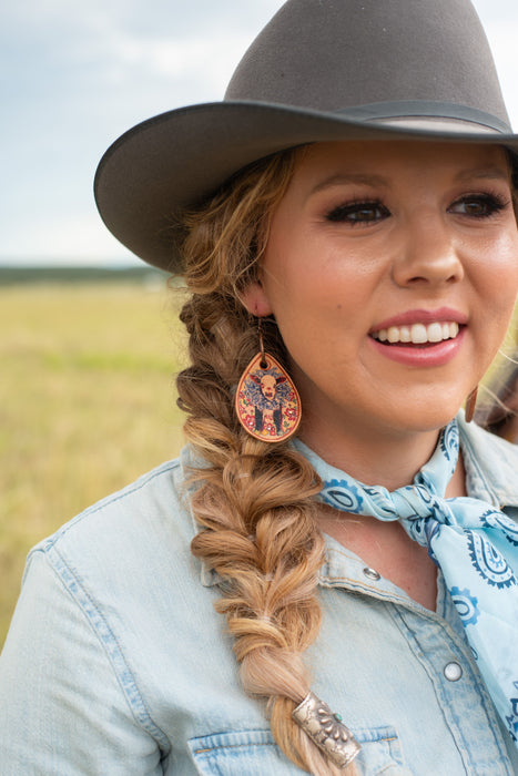 Wildflower Cattle Earrings