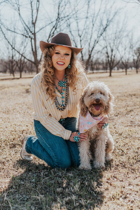 American Honey Striped Button Down