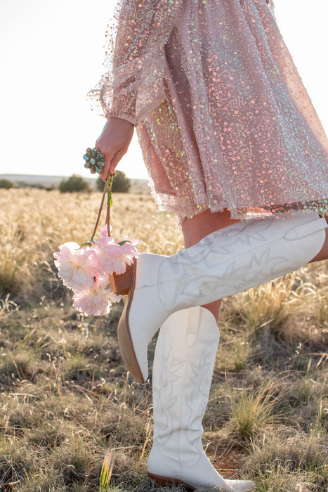 Celestial Sunbeams Babydoll Dress