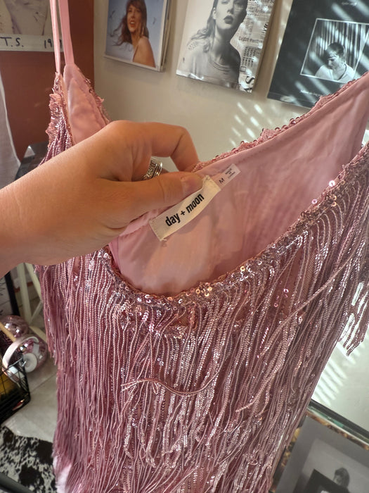 Flamingo Sequin Dress