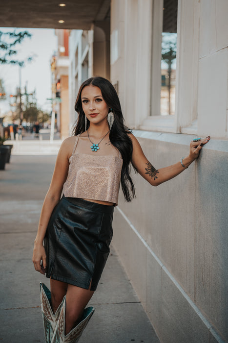 The Showgirl Top: Champagne