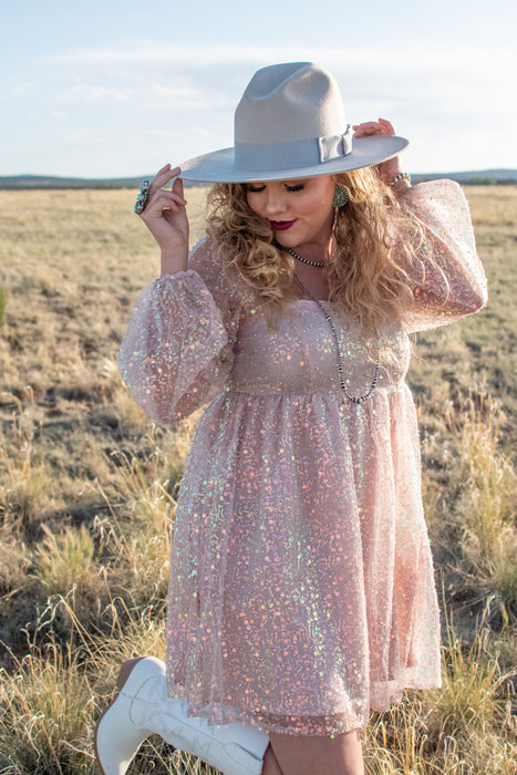 Celestial Sunbeams Babydoll Dress