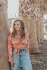 The Clementine Tie Front Top