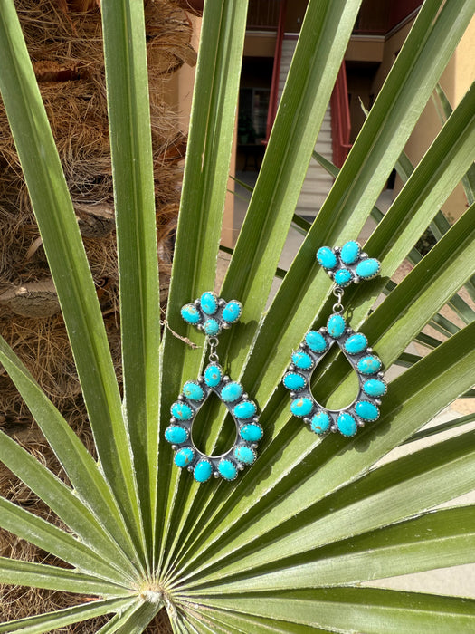 Prairie Star Turquoise Earrings