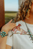 The Panhandle Embroidered Western Yoke Tee