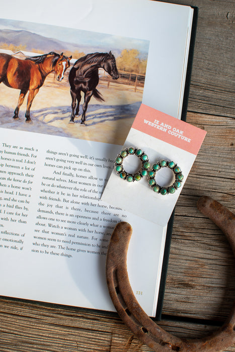 Spade Circular Studs