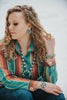 Turquoise Pueblo Button Down