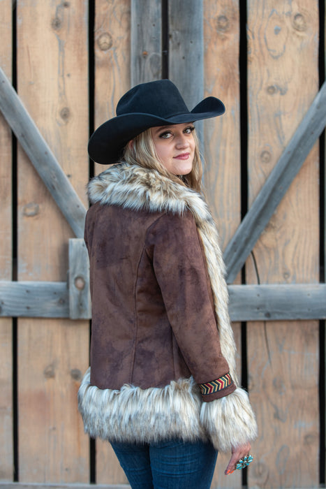 The Lodge: Tasha Polizzi Rosie Jacket in Cedar