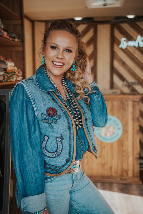 The Laramie: Horseshoe Beaded Vest