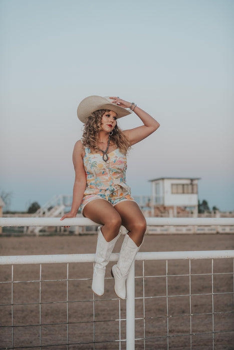 Coastal Cowgirl Romper
