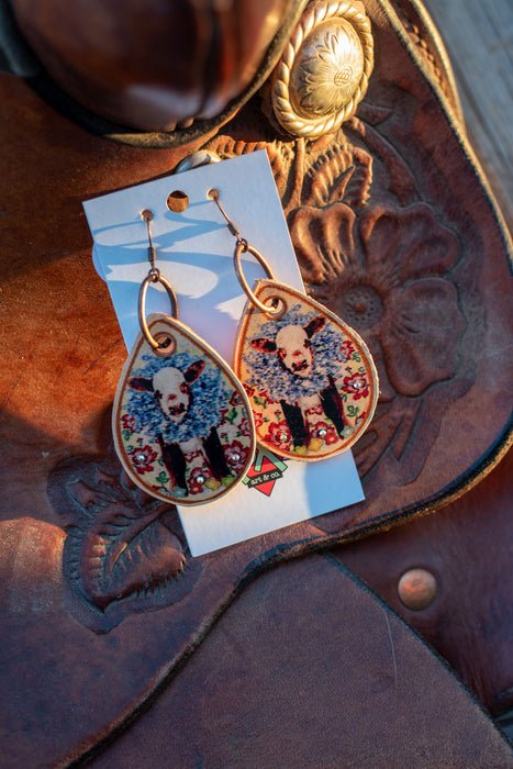 Wildflower Cattle Earrings