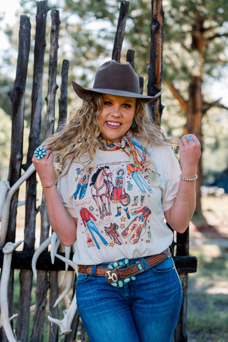 Paper Dolls Tee Natural