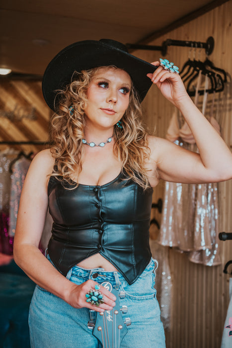Last Call Leather Tops