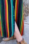 Silverado Apparel skirt. Serape skirt by Silverado Apparel. Black serape. Handmade in Texas. Silverado Apparel as featured in Cowgirl Magazine. Silverado clothing. Silverado clothing for sale. Santa Fe style skirt.